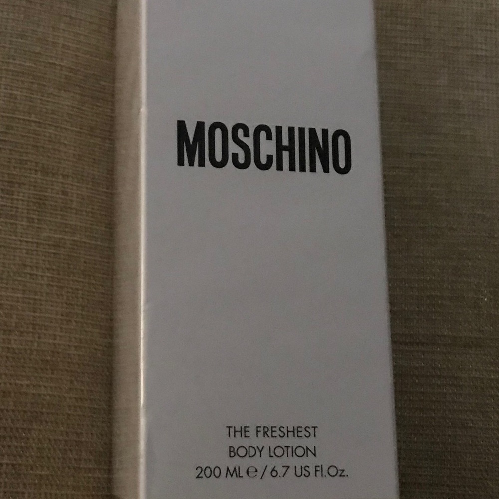 New Moschino the freshest body lotion